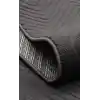 Urban 01 Black Etnik Desenlere Sahip Hav Toz Vermez Yumuşak Dokulu Modern Halı