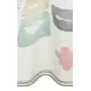 Eko Kids KDS 25 Pastel Sek Sek Desenli Hav Toz Vermez Çocuk Halısı