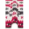 Arya Ar 32 Red %100 Geri Dönüşümlü Pamuktan Çift Taraflı Yıkanabilir Modern Dekoratif Kilim