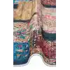SIESTA NEO 0005 Otantik Geleneksel Desenli Yıkanabilir Renkli Baskı Kilim