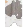 JUNGLE HALI 0001 Kaymaz Tabanlı Dokuma Renkli Çocuk Halısı