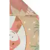 JUNGLE HALI 0008 Kaymaz Tabanlı Dokuma Renkli Çocuk Halısı