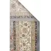 Isfahan 03 Grey Cream Klasik Desenli Yüksek Kalite Sık Dokuma Makine Halısı