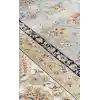 Isfahan 03 Grey Cream Klasik Desenli Yüksek Kalite Sık Dokuma Makine Halısı