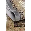 Isfahan 03 Grey Cream Klasik Desenli Yüksek Kalite Sık Dokuma Makine Halısı