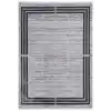 Allegro A1061 Açık Gri Dekoratif Modern Kaymaz Tabanlı Makine Halısı