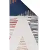 Arya Ar 38 Multy  %100 Geri Dönüşümlü Pamuktan Çift Taraflı Yıkanabilir Modern Dekoratif Kilim