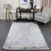 Carino EN007 Krem Gri Dekoratif Makina Halısı