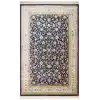 Isfahan 03 Navy Cream  Klasik Desenli Yüksek Kalite Sık Dokuma Makine Halısı