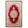 Isfahan 05 Red Klasik Desenli Yüksek Kalite Sık Dokuma Makine Halısı
