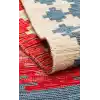 NOMAD KILIM 0017 Yıkanabilir, Çift Taraflı Kullanıma Uygun Yumuşak Tuşeli Otantik Kilim