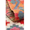 NOMAD KILIM 0024 Yıkanabilir, Çift Taraflı Kullanıma Uygun Yumuşak Tuşeli Otantik Kilim