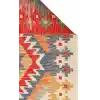 NOMAD KILIM 0043 Yıkanabilir, Çift Taraflı Kullanıma Uygun Yumuşak Tuşeli Otantik Kilim