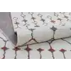 Otantik 3001 Krem Dekoratif Modern Kaymaz Tabanlı Makinede Yıkanabilir Halı Kilim