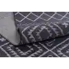 Otantik 3005 Antrasit Dekoratif Modern Kaymaz Tabanlı Makinede Yıkanabilir Halı Kilim