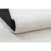 Sade 60 Krem Düz Renk Dekoratif Modern Kaymaz Tabanlı Makine Halısı
