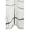 Terazzo 07 White Black Hav Toz Vermez Yumuşak Dokulu Etnik Örgü Desenlere Sahip Modern İskindinav Halı