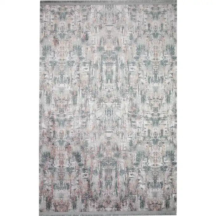 İpeksi Kaydırmaz Tabanlı Yıkanabilir Dekoratif Modern Kilim ( Özel Ölçü Yapılır )