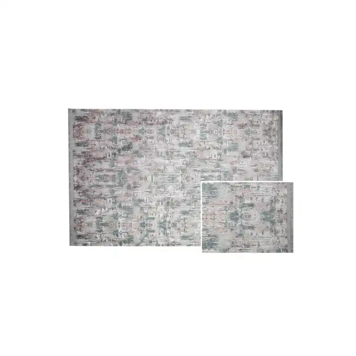 İpeksi Kaydırmaz Tabanlı Yıkanabilir Dekoratif Modern Kilim ( Özel Ölçü Yapılır )