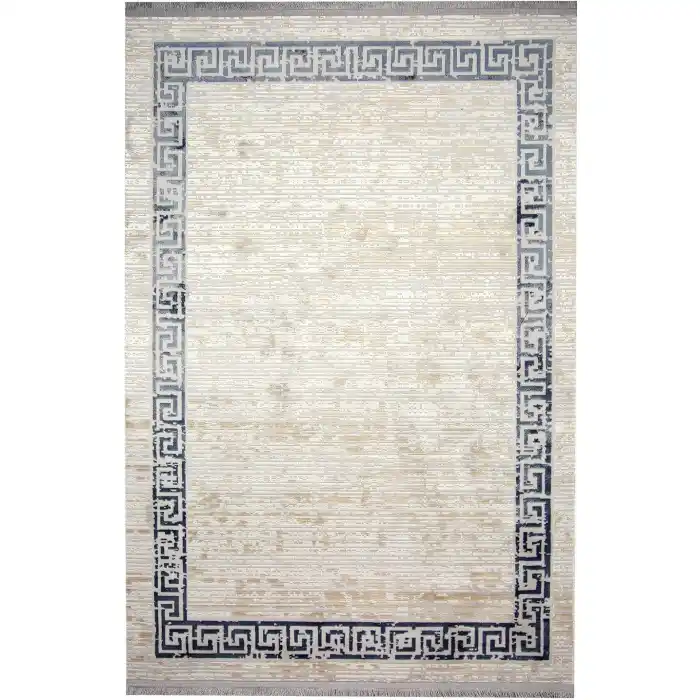 İpeksi Kaydırmaz Tabanlı Yıkanabilir Dekoratif Modern Kilim ( Özel Ölçü Yapılır )