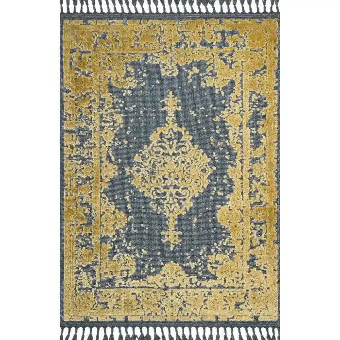 Modern Dekoratif Hav Ve Toz Vermez Kaydırmaz Leke Tutmaz Anti-Alerjik Rönesans Kilim