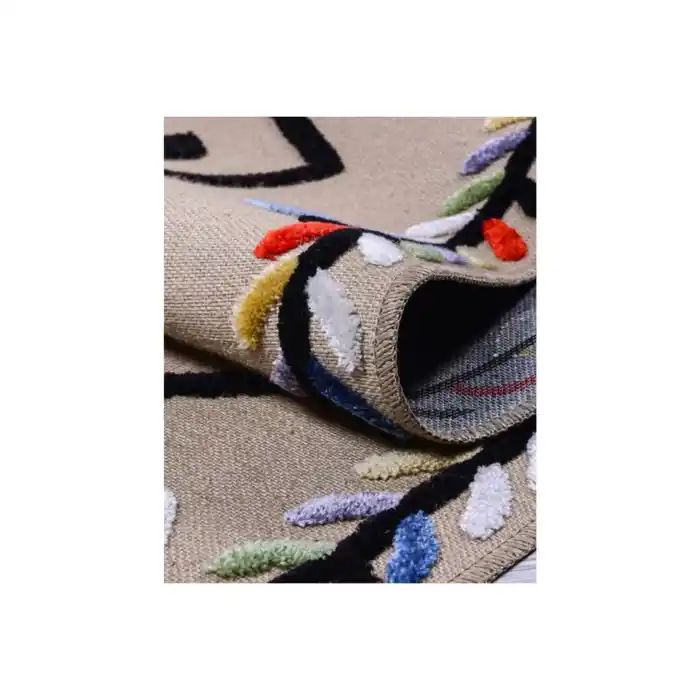 Jutt 05 Multy Kaymaz Taban Kolay Temizlenen Dekoratif Modern Kilim