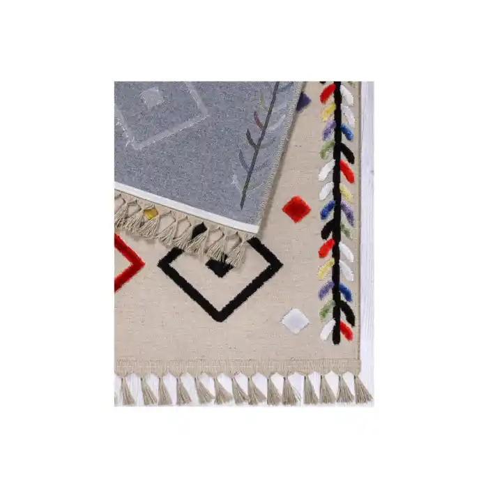Jutt 05 Multy Kaymaz Taban Kolay Temizlenen Dekoratif Modern Kilim