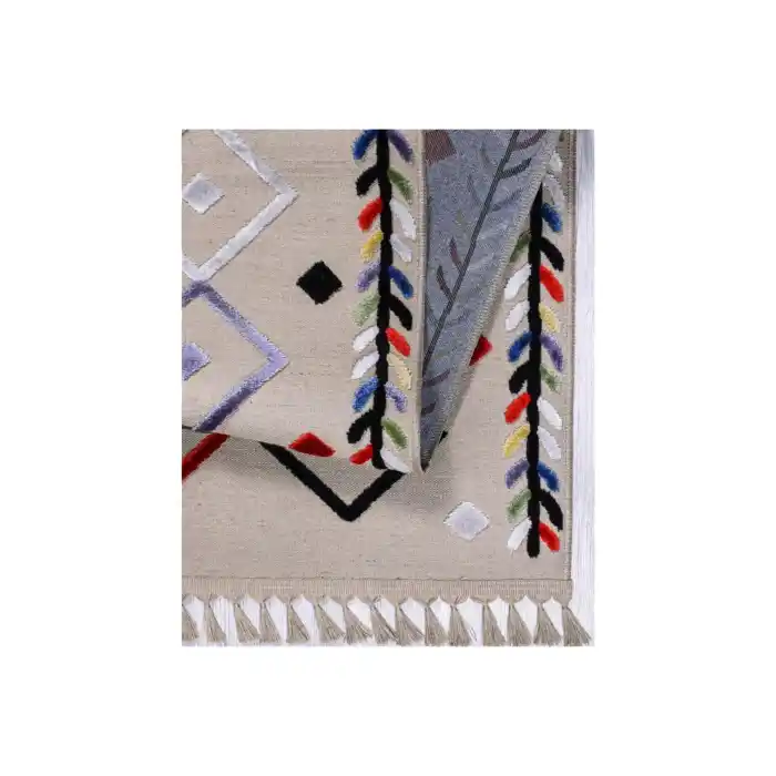 Jutt 05 Multy Kaymaz Taban Kolay Temizlenen Dekoratif Modern Kilim