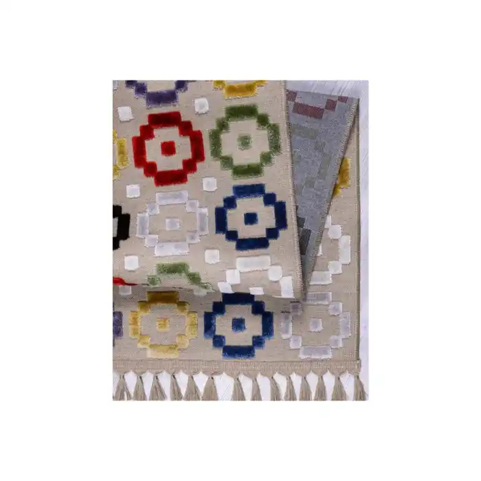 Jutt 08 Multy Kaymaz Taban Kolay Temizlenen Dekoratif Modern Kilim