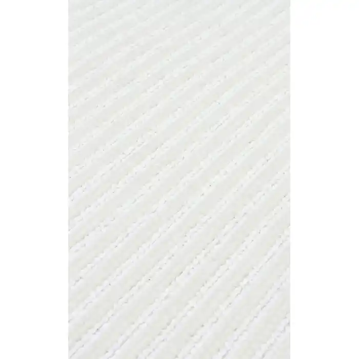 Ada Plain Cream Yüksek Alçak Dokulu Hav Toz Vermez Kolay Kullanımlı Yıkanabilir Kaymaz Kilim