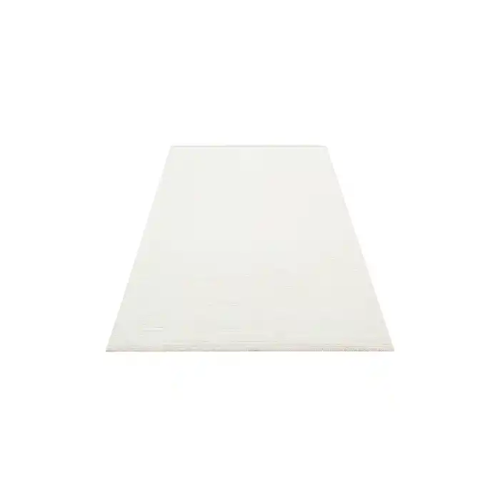 Ada Plain Cream Yüksek Alçak Dokulu Hav Toz Vermez Kolay Kullanımlı Yıkanabilir Kaymaz Kilim