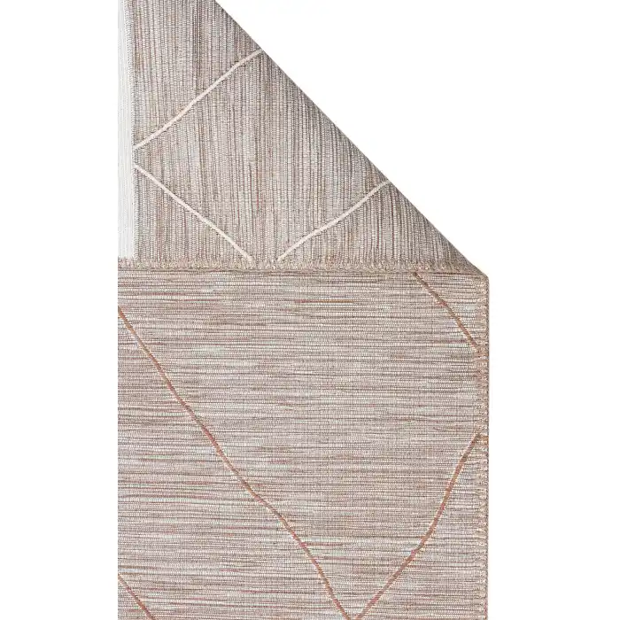 Arya Craft ARC 02 Beige Hav Toz Vermez Yıkanabilir Modern Desenli Dokuma Kilim