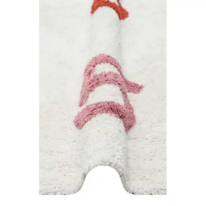 COTTON BOON HALI 0022 Yıkanabilir Kaymaz Tabanlı Naturel Pamuk Bebek Halısı