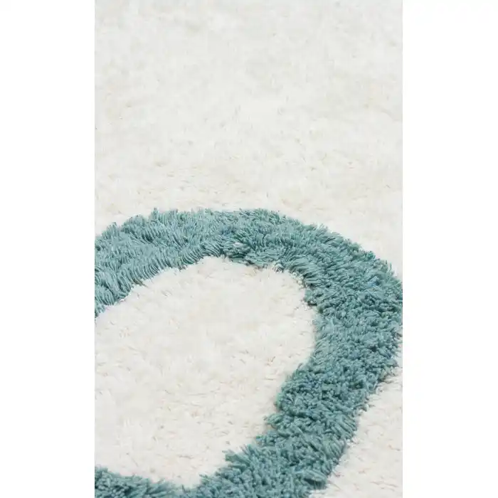 COTTON BOON HALI 0022 Yıkanabilir Kaymaz Tabanlı Naturel Pamuk Bebek Halısı