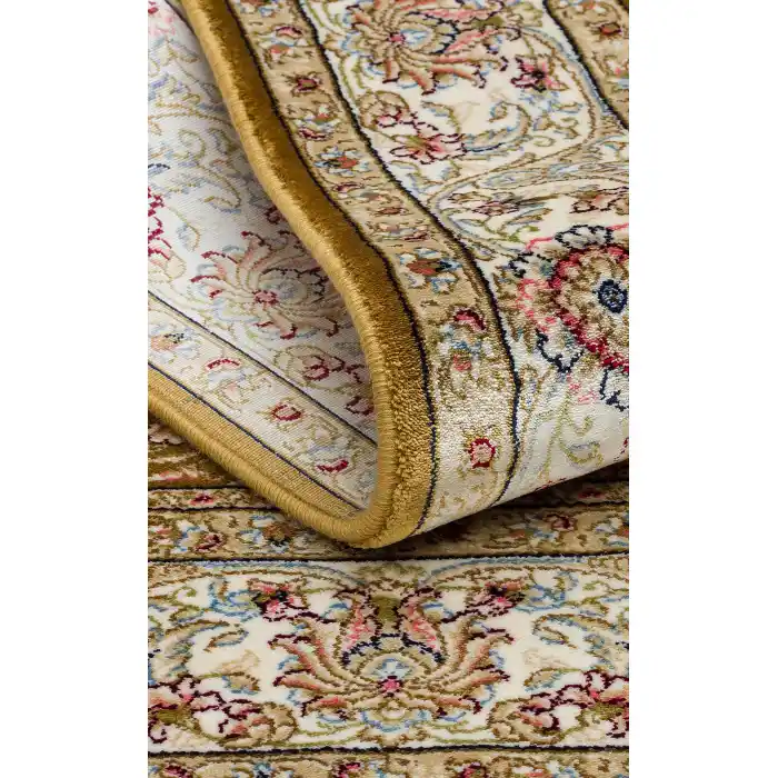 Isfahan Scd 01 Gold Klasik Desenli Yüksek Kalite Sık Dokuma Seccade