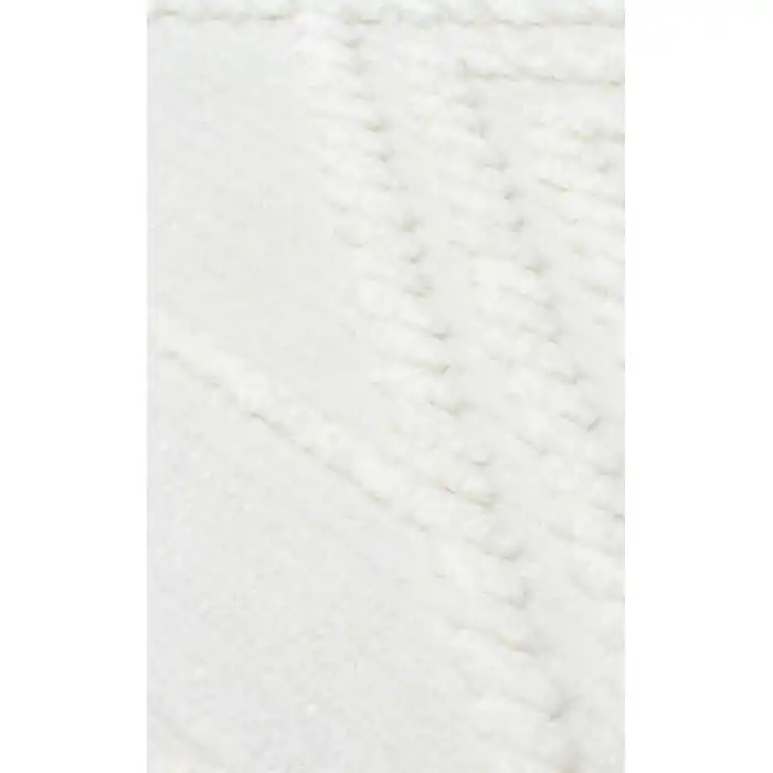 Jakarta JKR 03 Cream Yüksek Alçak Dokulu Hav Toz Vermez Modern Makine Halısı