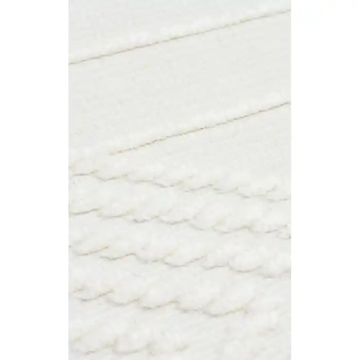 Jakarta JKR 03 Cream Yüksek Alçak Dokulu Hav Toz Vermez Modern Makine Halısı