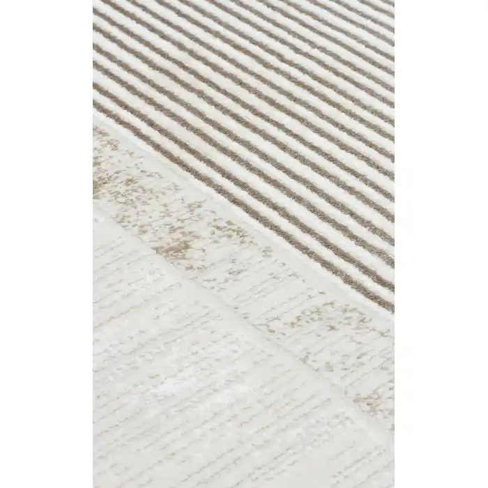 LAGOS HALI 0373 Hav Toz Vermez Eskitme Desenli Modern Makine Halısı