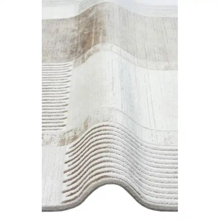 LAGOS HALI 0373 Hav Toz Vermez Eskitme Desenli Modern Makine Halısı