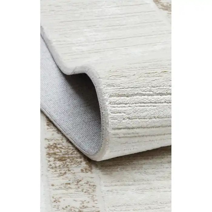 LAGOS HALI 0373 Hav Toz Vermez Eskitme Desenli Modern Makine Halısı