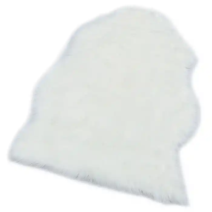 LOVELY POST 0135 Yumuşak Dokulu Uzun Tüylü Yıkanabilir Kuzu Postu