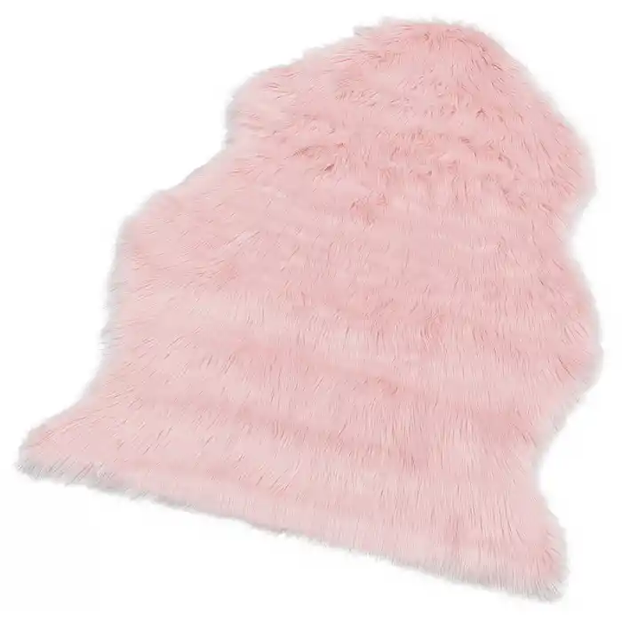 LOVELY POST 0482 Yumuşak Dokulu Uzun Tüylü Yıkanabilir Kuzu Postu