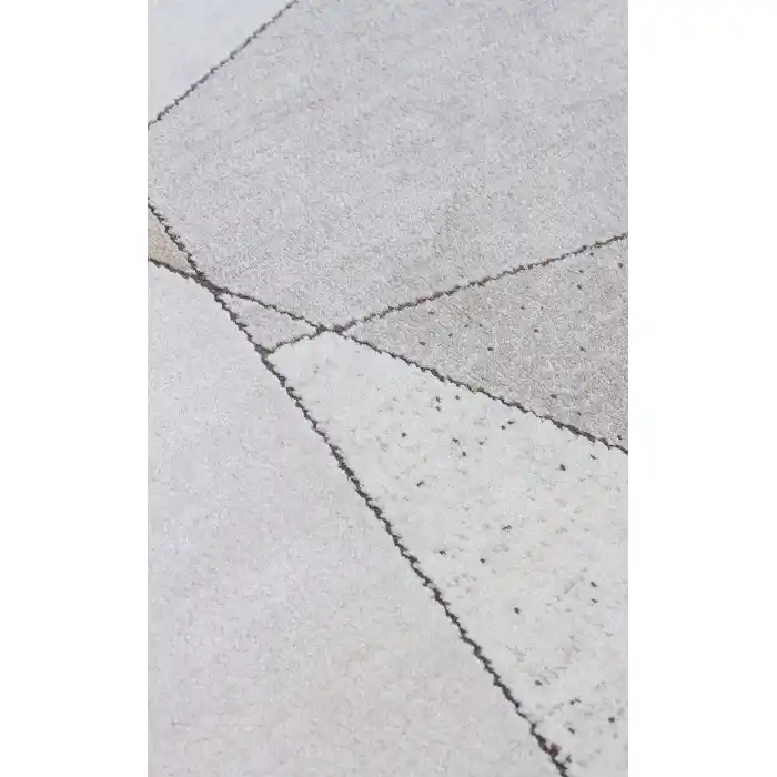 MERANO HALI 0013 Geometrik Desenli Yüksek Kalite Sık Dokuma Salon Halısı