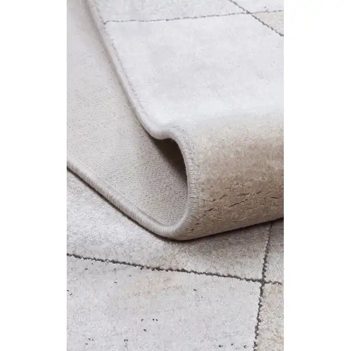 MERANO HALI 0013 Geometrik Desenli Yüksek Kalite Sık Dokuma Salon Halısı