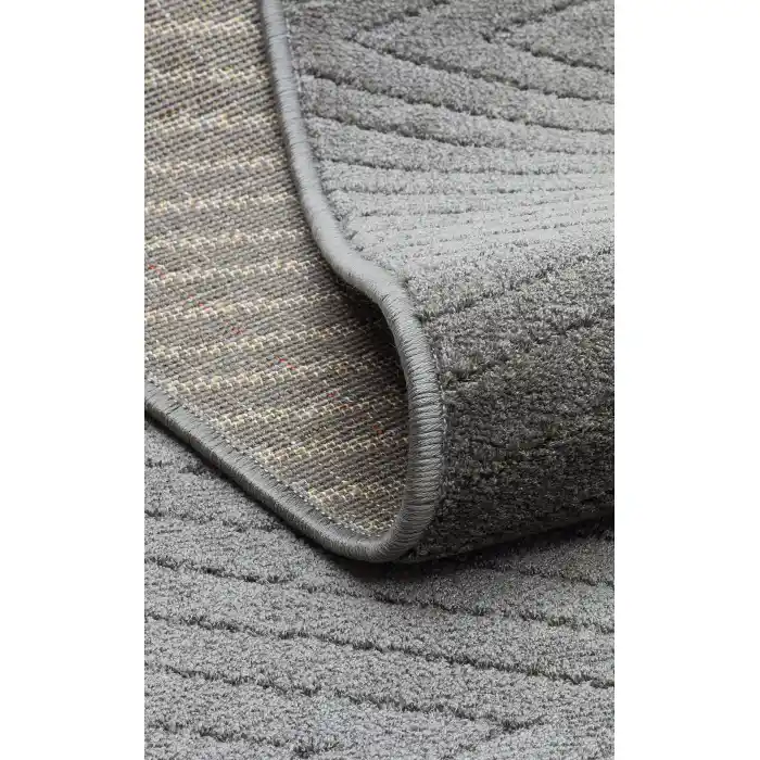 MISSORI HALI 0213 Hav Toz Vermez Sade Desenli Yumuşak Dokulu Modern Makine Halısı