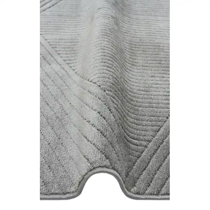 MISSORI HALI 0213 Hav Toz Vermez Sade Desenli Yumuşak Dokulu Modern Makine Halısı