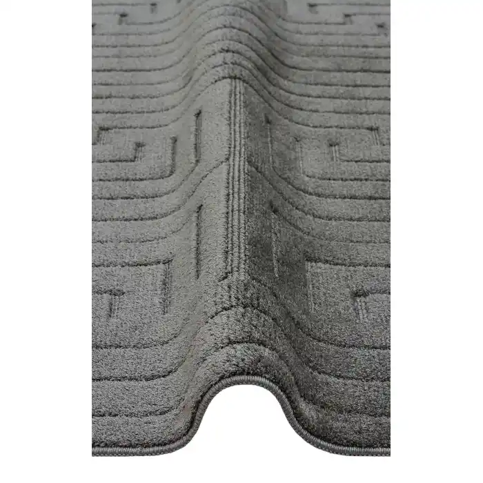 MISSORI HALI 0216 Hav Toz Vermez Sade Desenli Yumuşak Dokulu Modern Makine Halısı