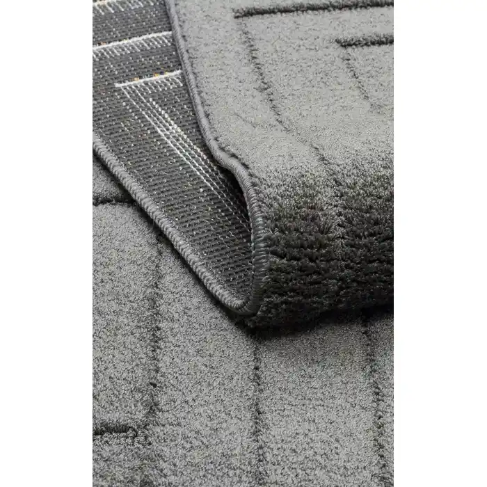 MISSORI HALI 0216 Hav Toz Vermez Sade Desenli Yumuşak Dokulu Modern Makine Halısı