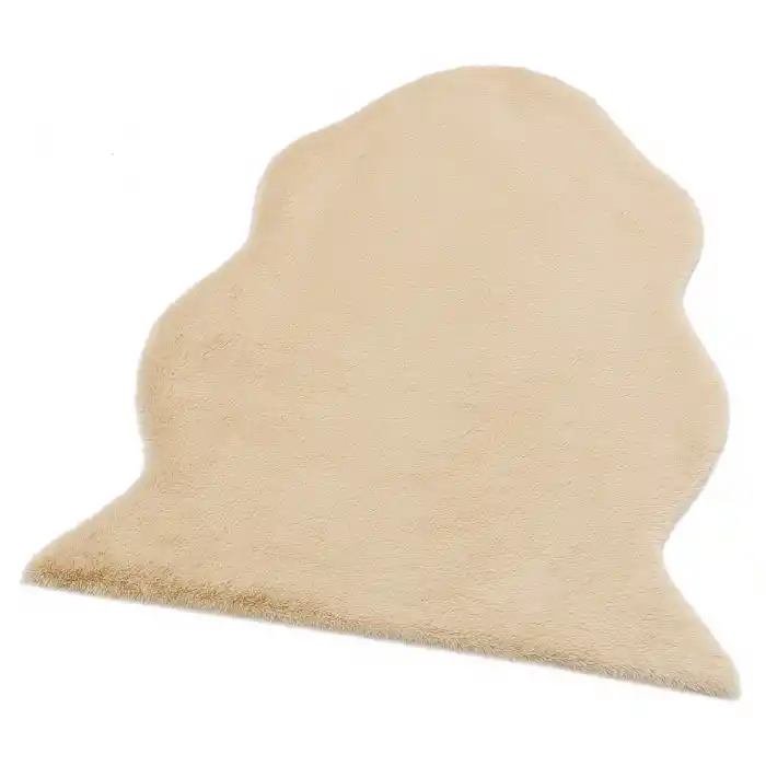 MOLLIS POST 0024 Yumuşak Dokulu Uzun Tüylü Yıkanabilir Tavşan Postu