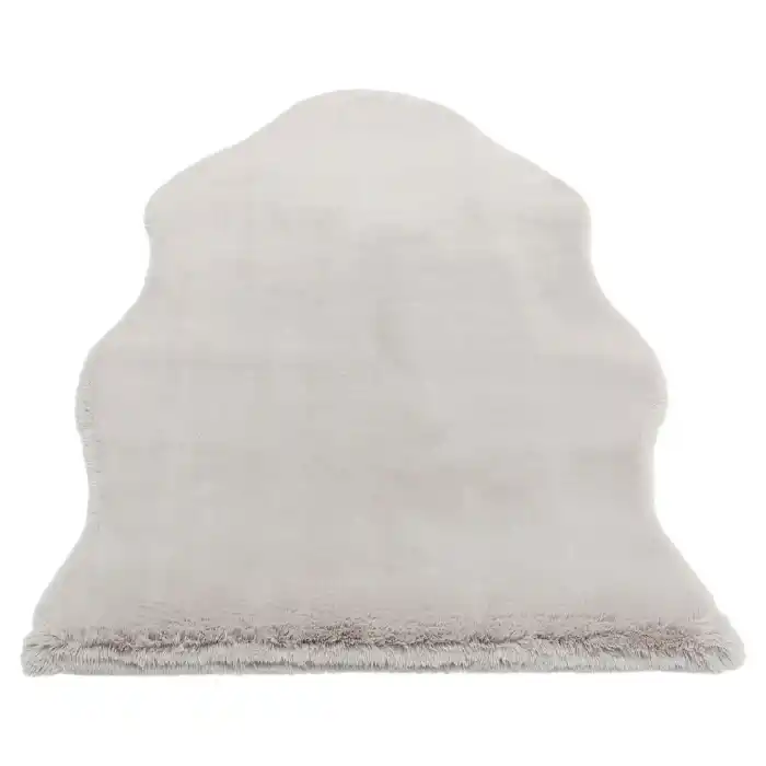 MOLLIS POST 0258 Yumuşak Dokulu Uzun Tüylü Yıkanabilir Tavşan Postu